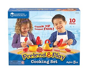 Іграшковий посуд та їжа: Ігровий набір Pretend & Play® "Посуд для готування" Learning Resources