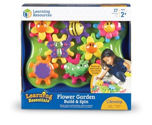 Игры и игрушки: Динамический конструктор из 17 деталей "Цветы в саду" Learning Resources