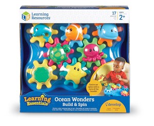 Розвивальні іграшки: Динамічний конструктор "Жителі океану" 17 дет. Learning Resources