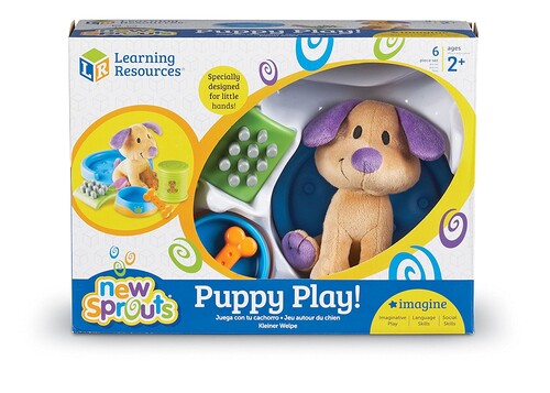 Домашні тварини та рослини: Детский игровой набор New Sprouts® "Уход за щенком" Learning Resources