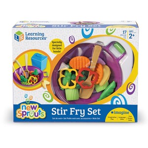 Игрушечная посуда и еда: Детский игровой набор New Sprouts® "Овощи по-тайски" Learning Resources