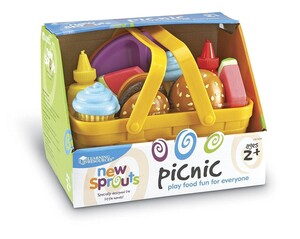 Игрушечная посуда и еда: Детский набор New Sprouts® "На пикник!" Learning Resources