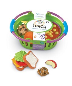 Игрушечная посуда и еда: Игрушечная еда New Sprouts® "Корзина для пикника: обед" Learning Resources