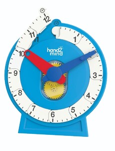Годинники та календарі: Демонстраційний годинник для презентації інтервалів часу Hand2mind