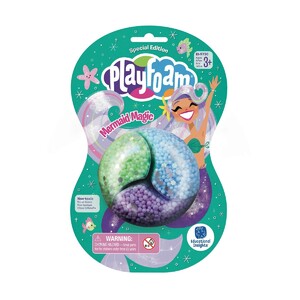 Лепка и пластилин: Масса для лепки Playfoam: 3 цвета с блестками (набор из 12 шт.) Educational Insights