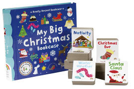 Новорічні книги: My Big Christmas Bookcase - 9 книжечек в наборе