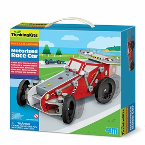 Інтерактивні іграшки та роботи: STEM-набір «Моторизована гоночна машинка» 00-03404, 4M