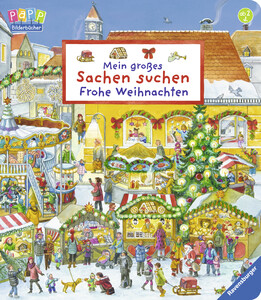 Новорічні книги: Віммельбух Мій великий пошук предметів - Счастливого Різдва! Ravensburger