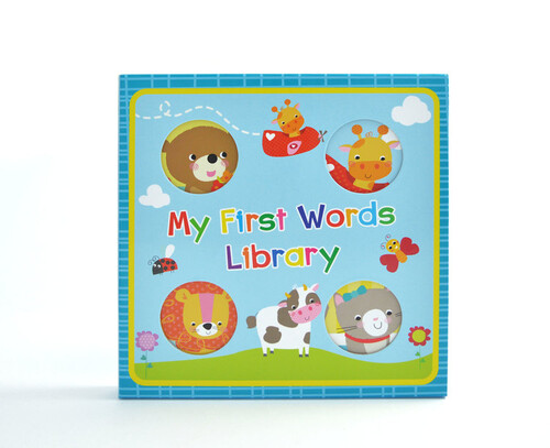 Обучение чтению, азбуке: My First Words Library Collection - 4 Books