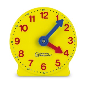 Годинники та календарі: Навчальний годинник з рухомими стрілками Learning Resources