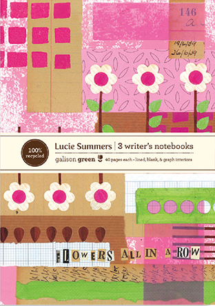 Блокноты и ежедневники: Lucie Summers Writer's Notebooks. Set of three