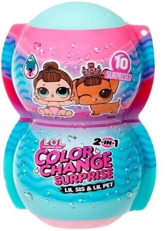 Игровые наборы: Игровой набор с куклой L.O.L. Surprise! серии Color change Me&My 2в1 – Сестричка и питомец