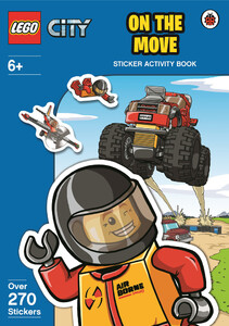 Альбоми з наклейками: LEGO City: on the Move Sticker Activity Book