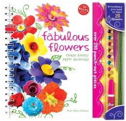 Книги для детей: Fabulous Flowers: Create Pretty Paper Blossoms