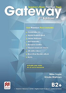 Книги для дітей: Gateway B2+ Teacher's Book Premium Pack