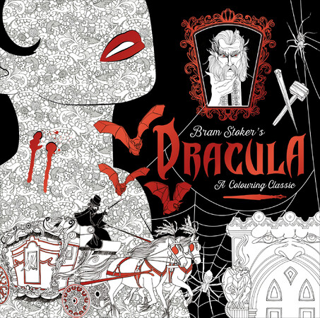 Для середнього шкільного віку: Dracula colouring book