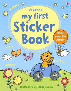 Книги для детей: My first sticker book