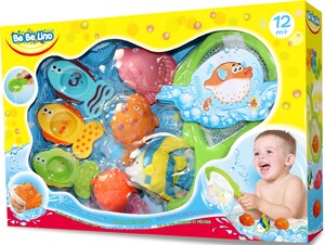 Игры и игрушки: Набор для ванны BeBeLino с сачком Лови и Брызгай (57113)