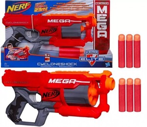 Іграшкова зброя: Бластер Nerf Mega CycloneShock
