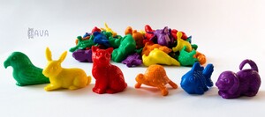 Разноцветные фигурки для сортировки "Домашние питомцы" 72 шт. EDX Education