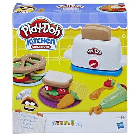 Ліплення та пластилін: Плей-До Ігровий набір «Тостер», Play-Doh