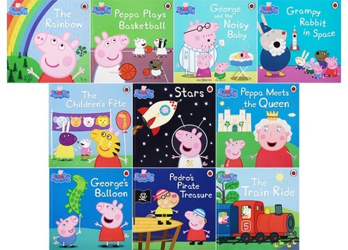 Художественные книги: Peppa Pig: Yellow Bag Collection Набор из 10 книг [Ladybird]