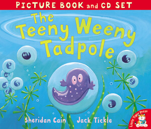 Книги про животных: The Teeny Weeny Tadpole - Little Tiger Press