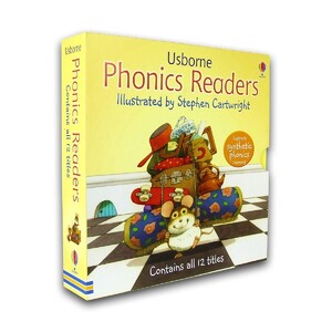 Обучение чтению, азбуке: Usborne Phonics Readers — набор из 12 книг (9780746078372)
