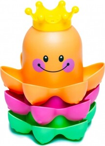 Іграшки для ванни: Пірамідка для води Восьминіжки, BeBeLino