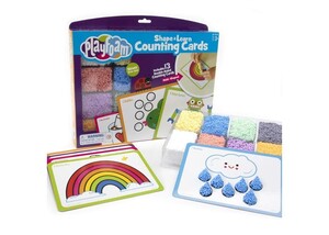 Математика и геометрия: Масса для лепки Playfoam «Счет с карточками» Educational Insights
