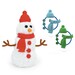 Масса для лепки Playfoam: Снеговики с аксессуарами (набор из 10 шт.) Educational Insights дополнительное фото 1.