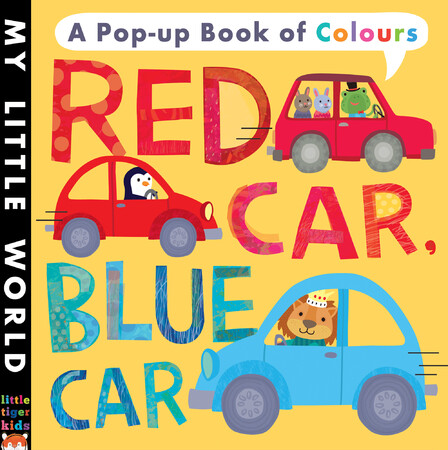 3D книги: Red Car, Blue Car