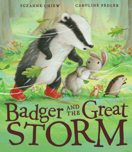 Книги про тварин: Badger and the Great Storm - Тверда обкладинка