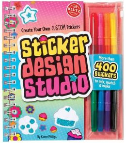 Книги для дітей: Sticker Design Studio: Create Your Own Custom Stickers