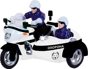 Игры и игрушки: Автомодель инерционная Мотоцикл Охрана (свет, звук), Технопарк