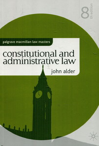 Книги для дорослих: Constitutional and Administrative Law 8th edition