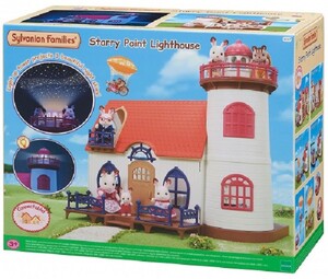 Ігри та іграшки: Ігровий набір Sylvanian Families Будиночок-маяк з проектором (5267)