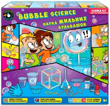 Хімія і фізика: Набір Science Agents Наука мильних бульбашок (45046)