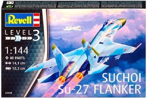 Игры и игрушки: Сборная модель Revell Истребитель Suchoi Su-27 Flanker 1:144 (03948)