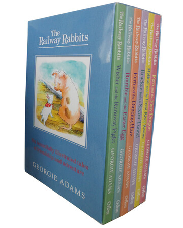 Для середнього шкільного віку: The Railway Rabbits Collection Georgie Adams 6 Books Set Pack