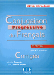 Книги для дітей: Conjugaison progressive du francais Niveau intermediaire. Corriges