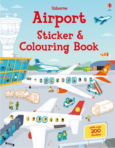 Творчество и досуг: Airport sticker and colouring book