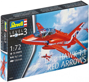 Збірні моделі-копії: Модель для збірки Revell Легкий штурмовик BAe Hawk T.1 Red Arrows 1:72 (04921)
