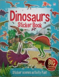 Книги для дітей: Dinosaurs sticker book