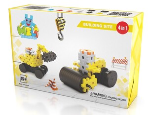 Ігри та іграшки: Конструктор серії Basic «4в1: Будівельний майданчик» 124 ел. MELI