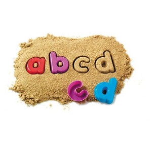 Ігри та іграшки: Форми для гри з піском «Малі літери англійського алфавіту» Learning Resources