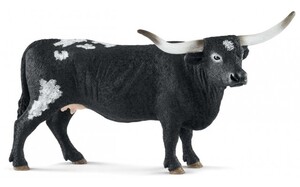 Животные: Фигурка Корова породы техасский лонгхорн 13865, Schleich