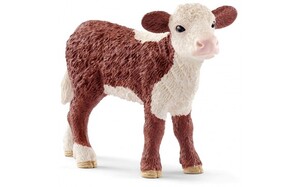 Животные: Фигурка Герефордский теленок 13868, Schleich