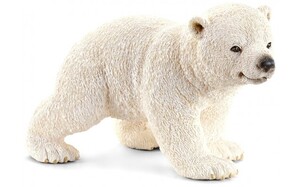 Игры и игрушки: Фигурка Белый медвежонок на прогулке 14708, Schleich
