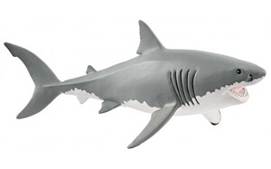 Ігри та іграшки: Фигурка Большая белая акула 14809, Schleich